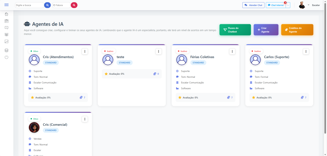 IA para acelerar o time no FlowChat